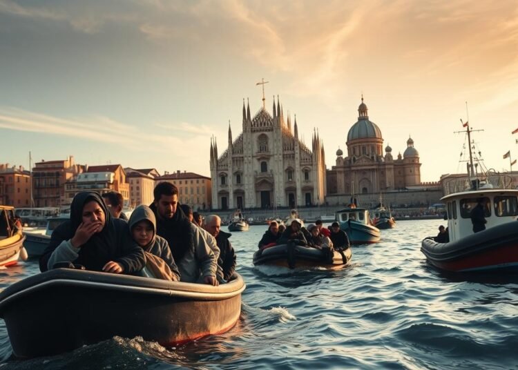 الهجرة الى ايطاليا