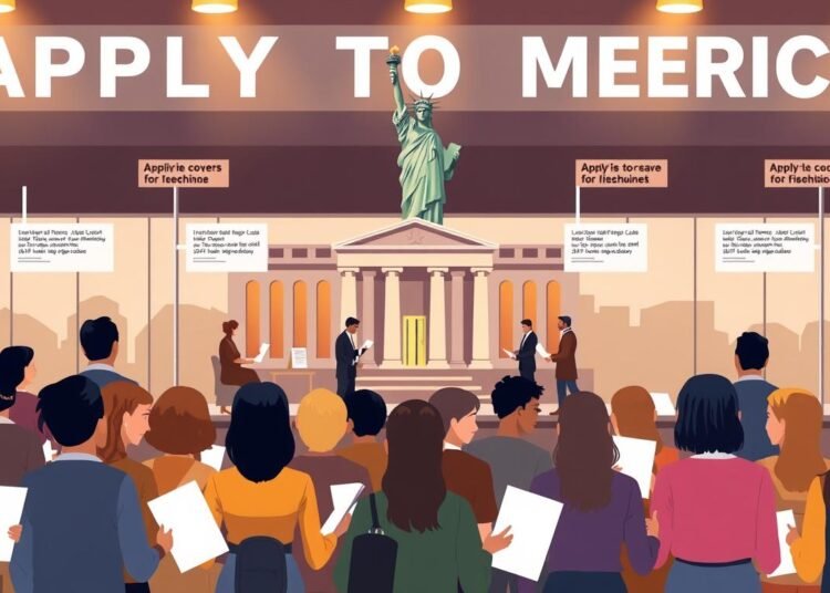 تقديم الهجرة لامريكا