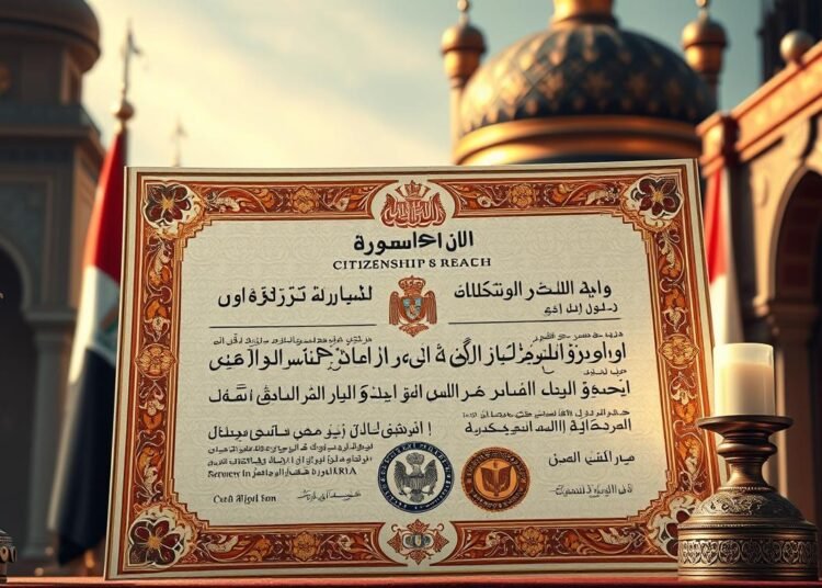 شروط الجنسية المصرية