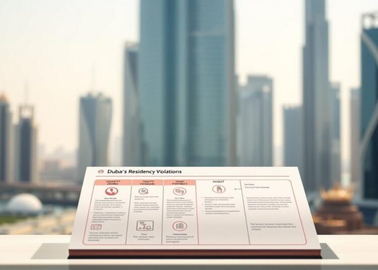 مخالفات اقامة دبي